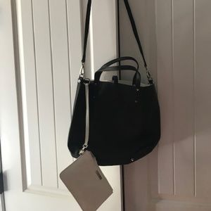 Tiffany and Co. black/white reversible tote